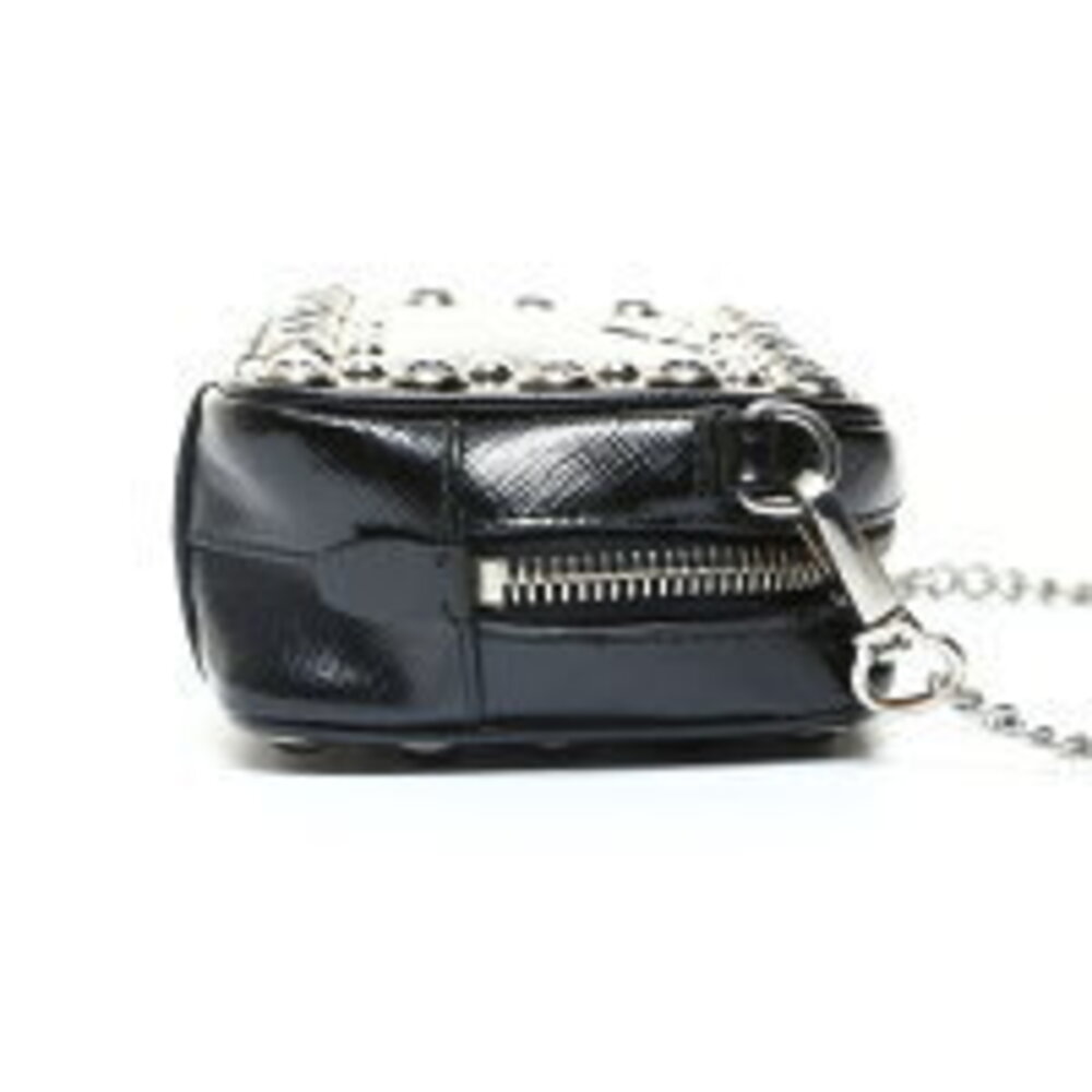 Prada Studded Camera Bag Shoulder Black - Picture 4 of 13